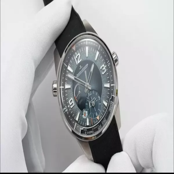 예거르쿨트르 북극성 지오그래픽 월드타임 42mm 자동 기계식 시계
