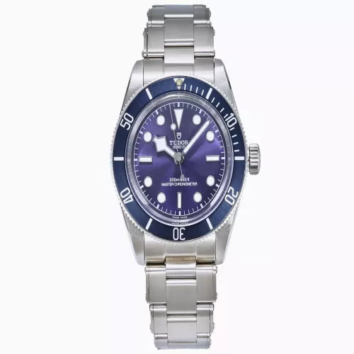 튜더 블랙베이 모노크롬 41mm 스테인리스 메탈 시계