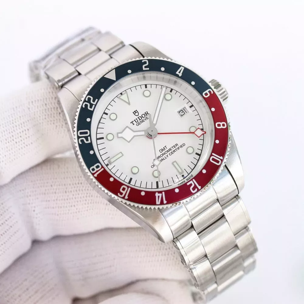 튜더 블랙베이 GMT 41mm 콜라 베젤 메탈 손목시계