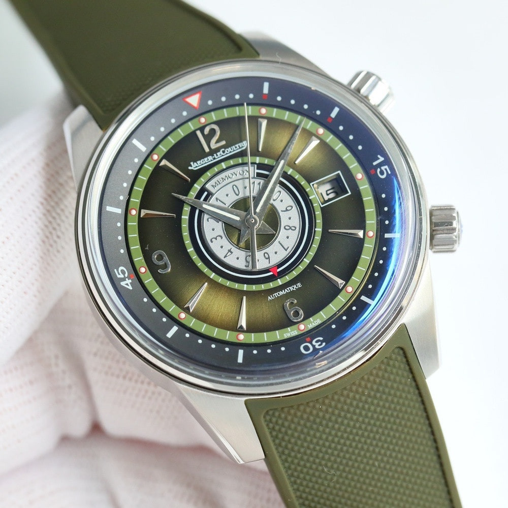 예거르쿨트르 북극성 시리즈 42mm 러버 스트랩 기계식 시계
