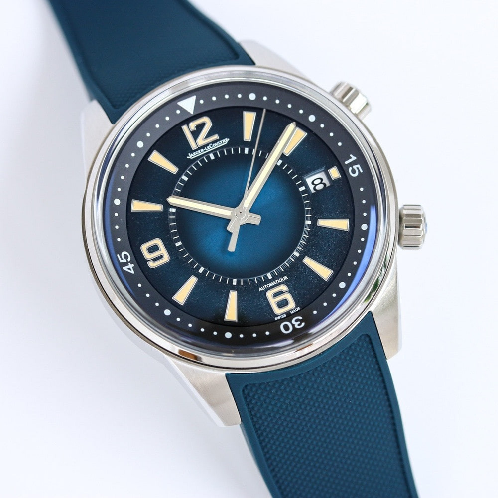 예거르쿨트르 북극성 시리즈 42mm 러버 스트랩 기계식 손목시계