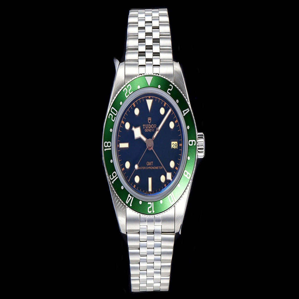 튜더 블랙 베이 1958 GMT 39mm 스테인리스 시계