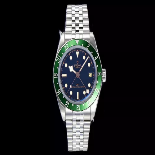 튜더 블랙 베이 1958 GMT 39mm 스테인리스 시계