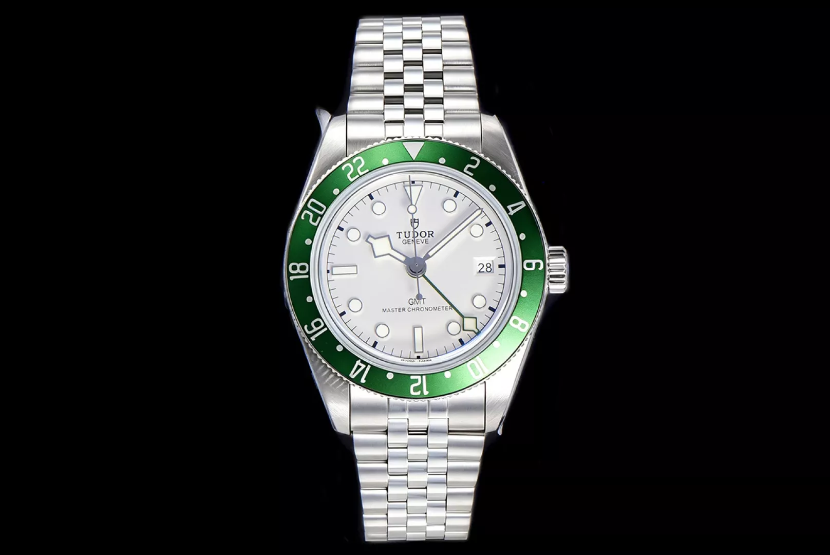 튜더 블랙베이 1958 GMT 39mm 스테인리스 스틸 시계 상세 이미지 1