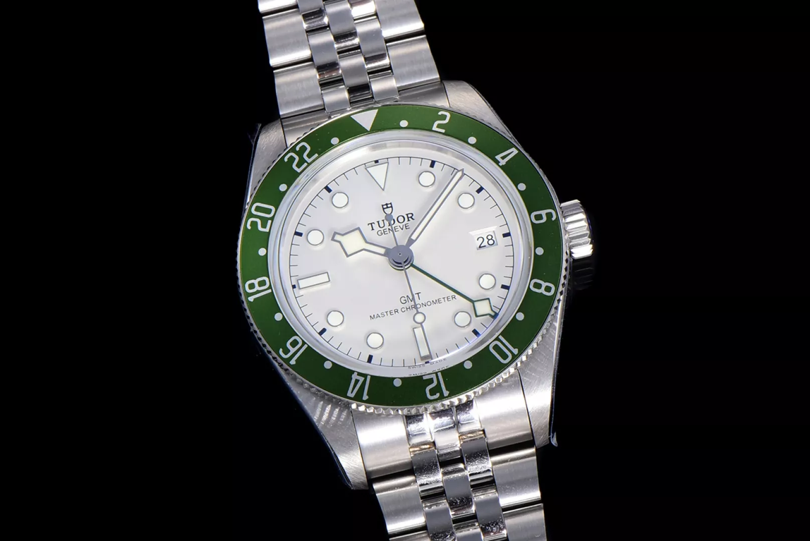 튜더 블랙베이 1958 GMT 39mm 스테인리스 스틸 시계 상세 이미지 2
