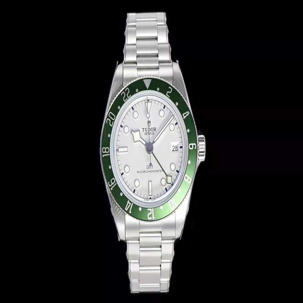 튜더 블랙 베이 1958 GMT 39mm 스테인리스 시계