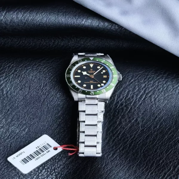 튜더 블랙 베이 1958 GMT 39mm 메탈 시계