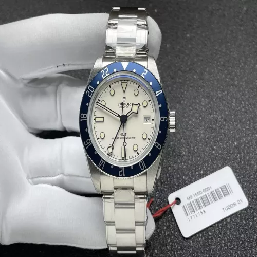 튜더 블랙 베이 1958 GMT 39mm 스테인리스 시계