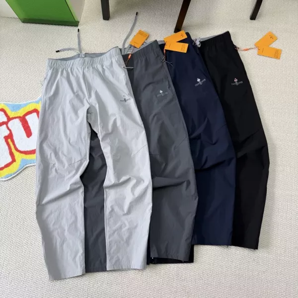 비음러펀 아웃도어 기능성 속건 지퍼 포켓 밴딩 팬츠