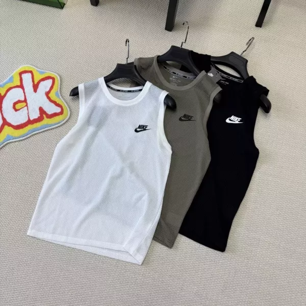 나이키 아이스 실크 메쉬 통풍 민소매 티셔츠