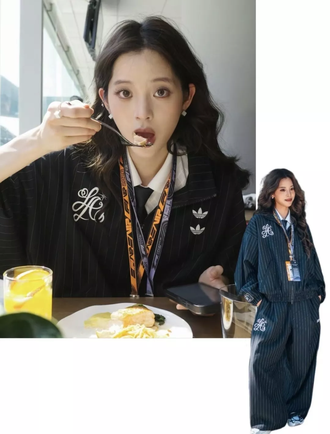 아디다스 핀스트라이프 루즈핏 트랙 재킷 상세 이미지 21