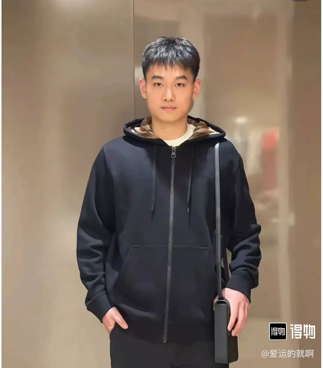 버버리 체크 안감 자수 로고 후드 재킷 상세 이미지 17