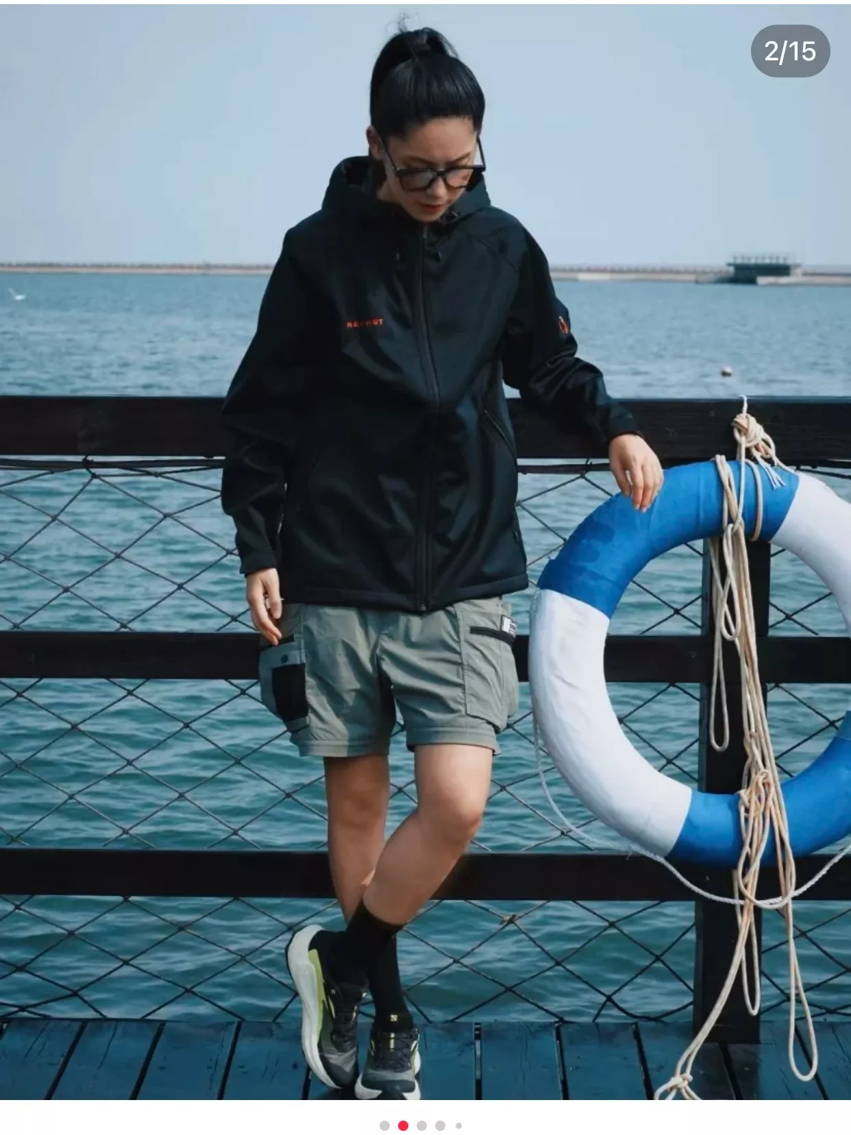 마무트 기모 안감 방수 후드 소프트쉘 재킷 상세 이미지 20