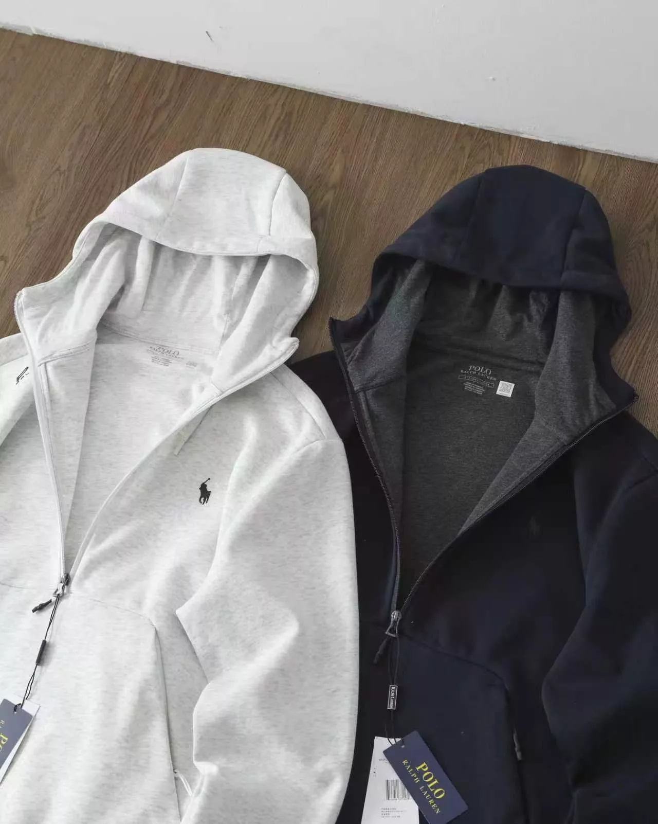 랄프로렌 반집업 로고 캥거루포켓 후드 티셔츠 상세 이미지 8