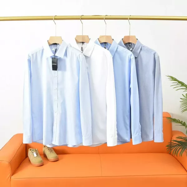 아르마니 이집트 코튼 트윌 비즈니스 긴소매 셔츠