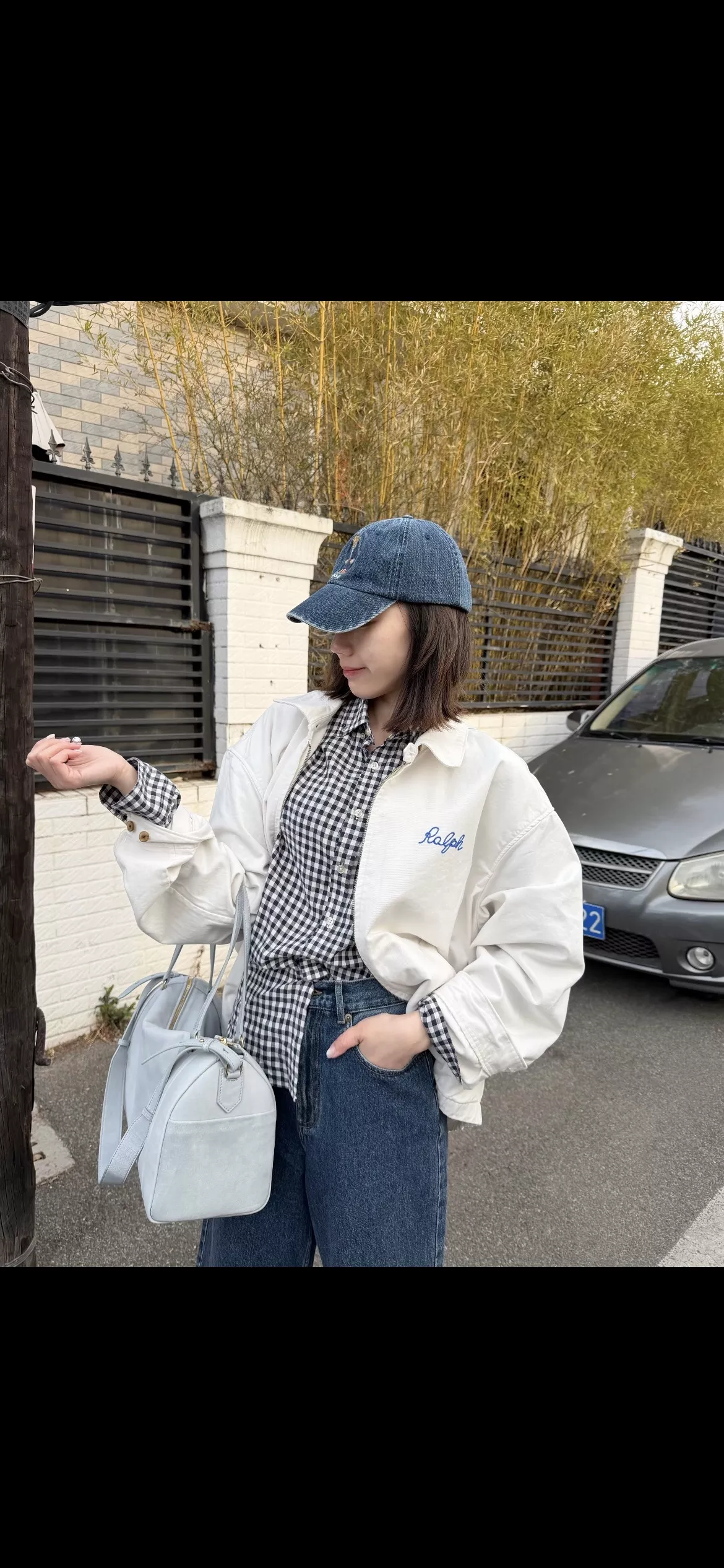 랄프로렌 베드포드 팜 자수 코튼 해링턴 재킷 상세 이미지 25