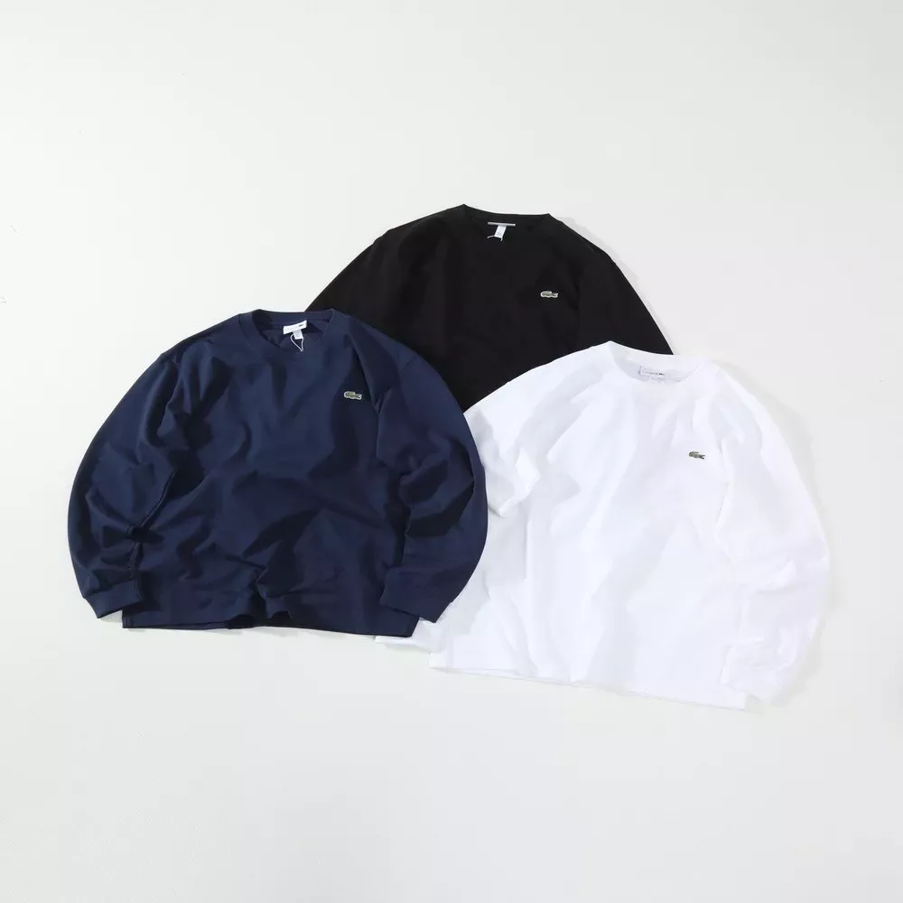 라코스테 클래식 베이직 크루넥 긴소매 티셔츠