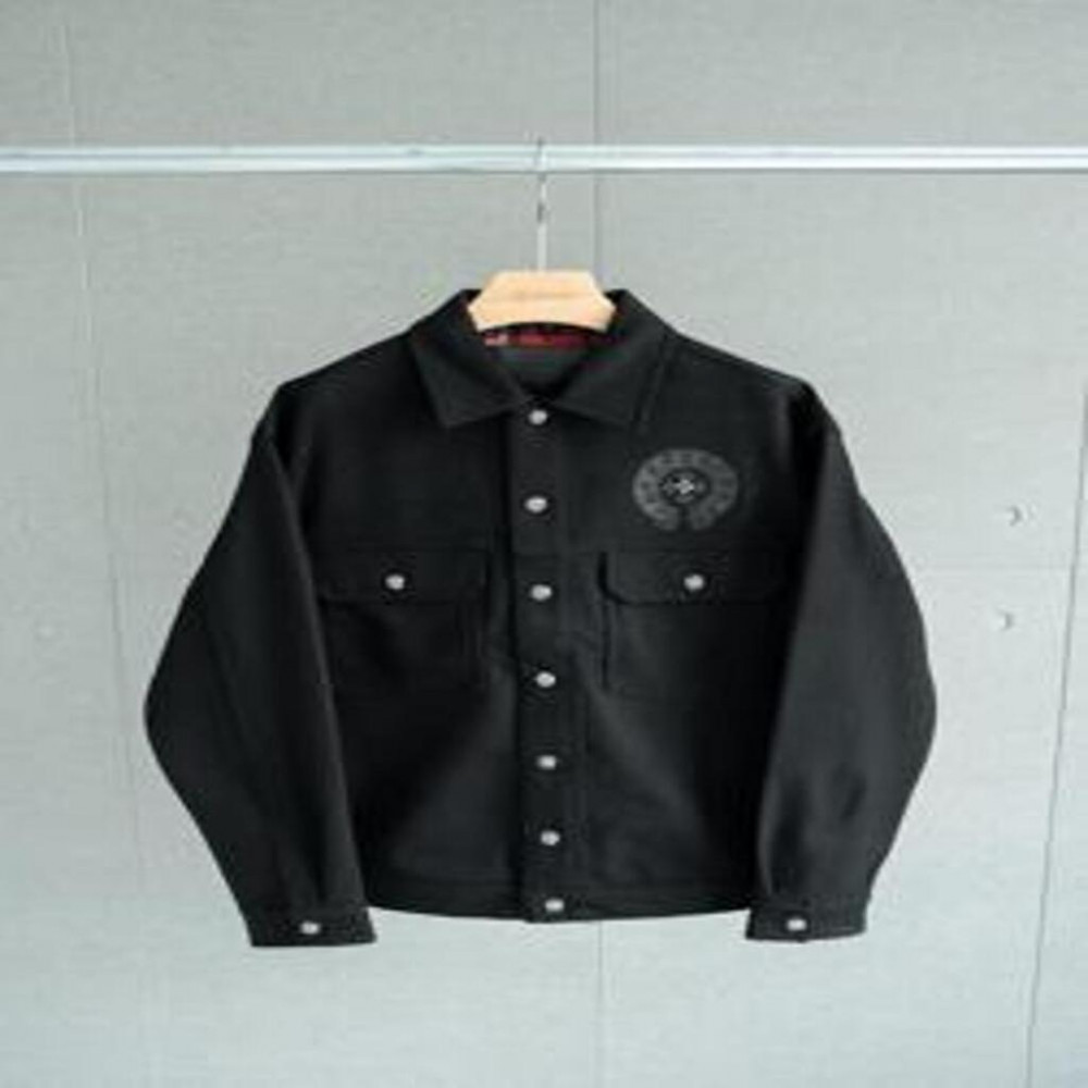 크롬하츠 25FW 블랙 울 자켓 셔츠