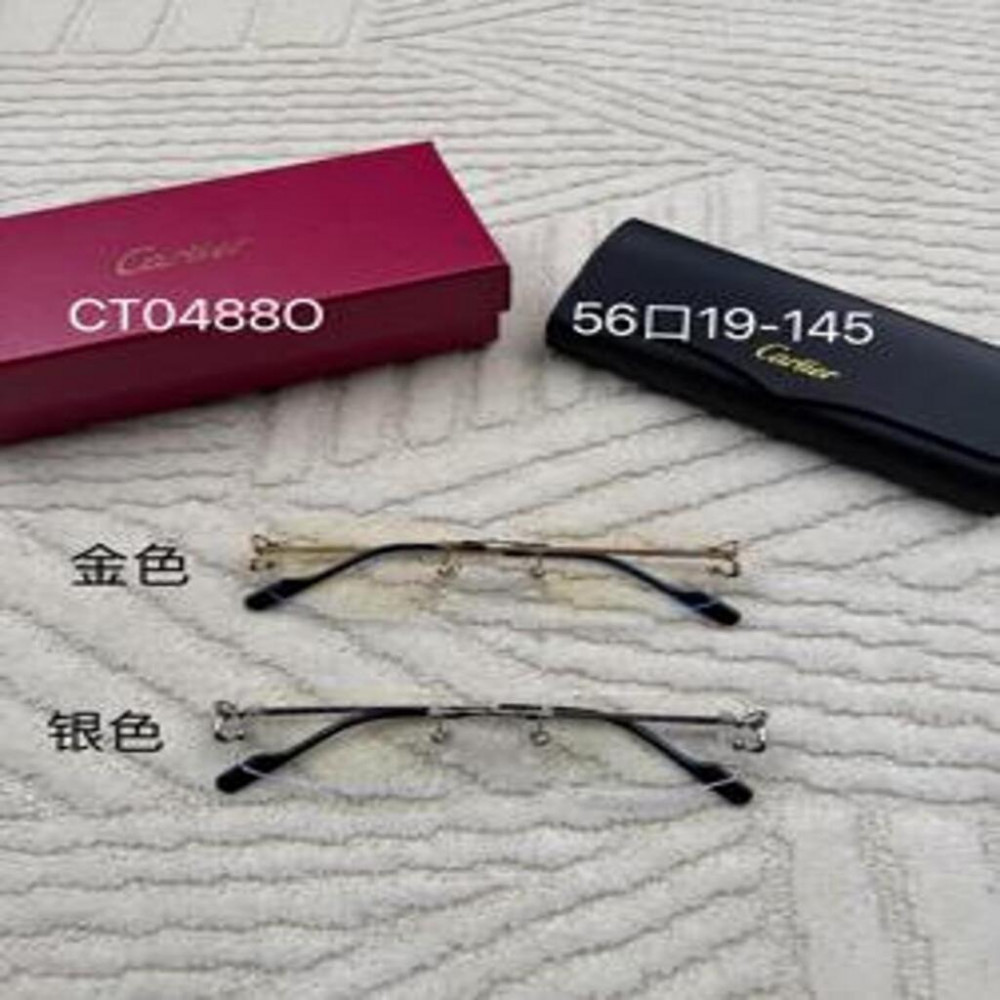 까르띠에 CT0488O 무테 안경