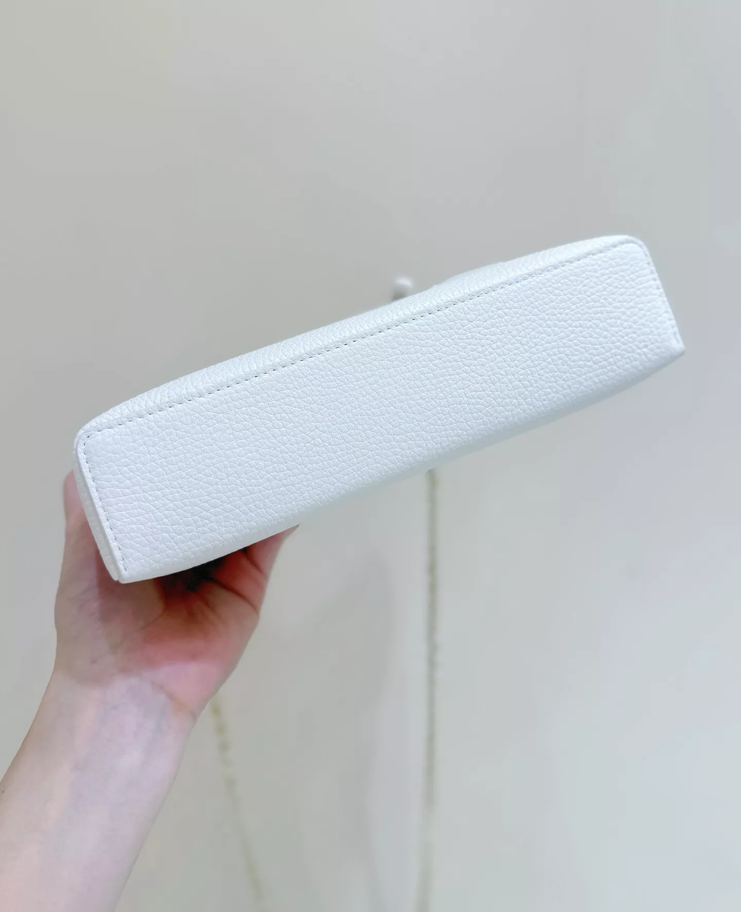 샤넬 캐비어 카프스킨 탑핸들 박스 크로스백 상세 이미지 5