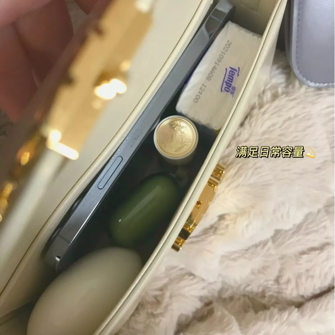 셀린느 트리옹프 플랩 레더 숄더백 상세 이미지 22