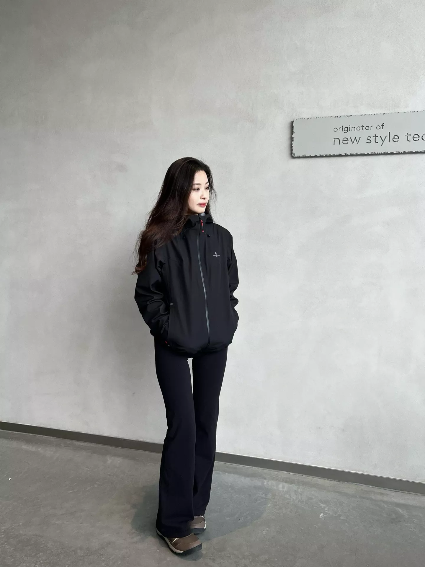 비음러펀 골프 라인 배색 후드 방풍 재킷 상세 이미지 26