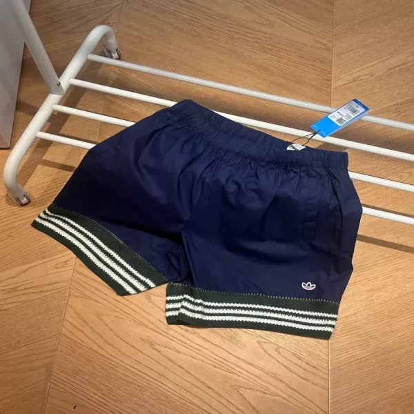 아디다스 민족풍 니트 패치워크 우븐 하프 팬츠