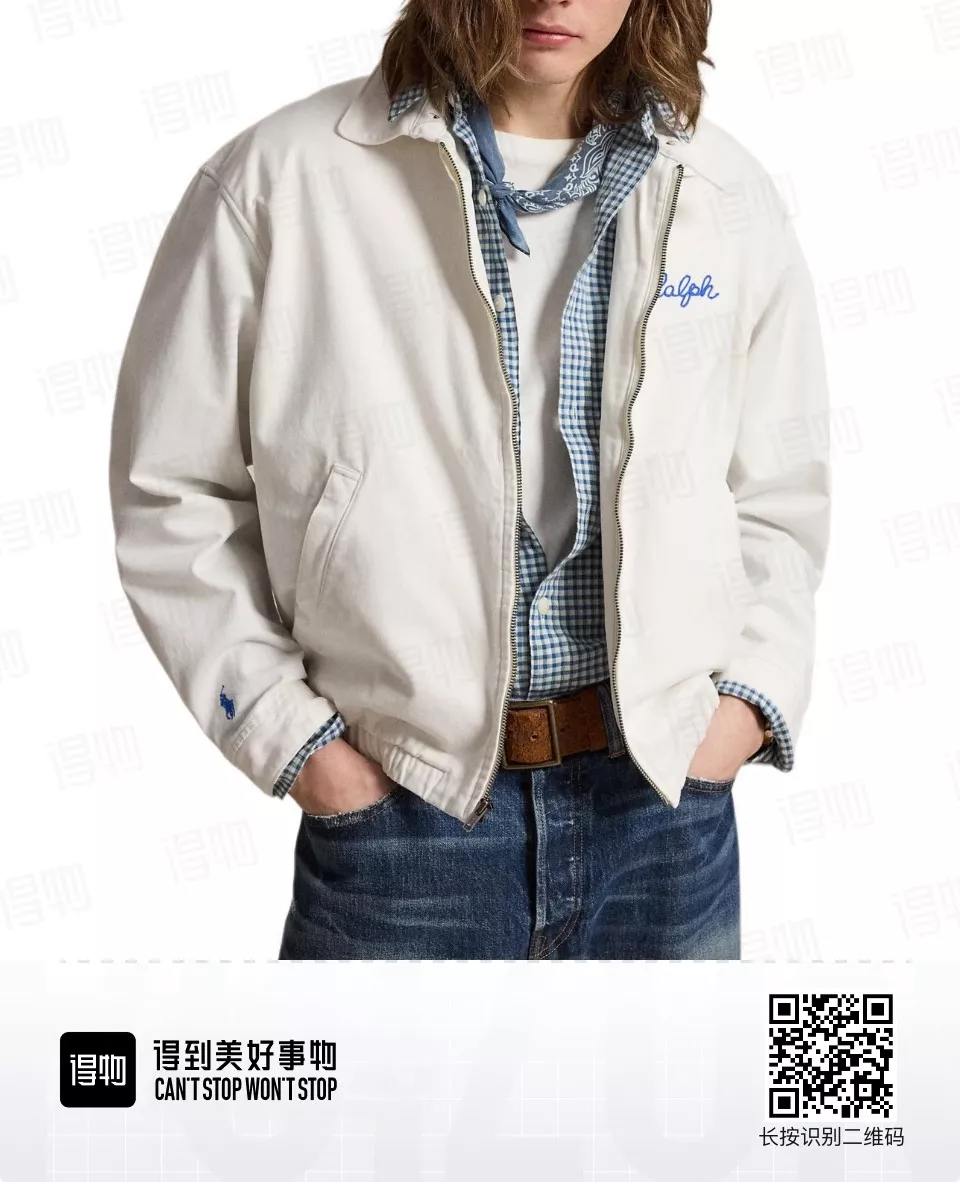 랄프로렌 빈티지 팜 테마 자수 코튼 버튼 재킷 상세 이미지 33
