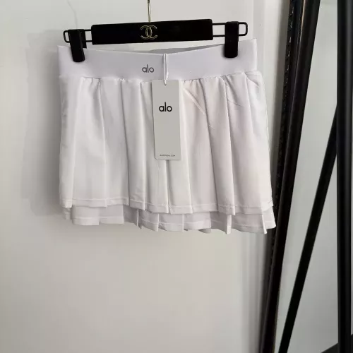 알로요가 이너 쇼츠 레이어드 플리츠 미니 스커트