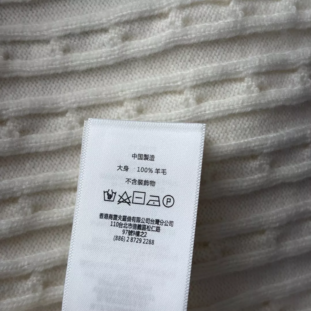 랄프로렌 케이블 짜임 폴로 자수 반오픈 반소매 니트 상세 이미지 9