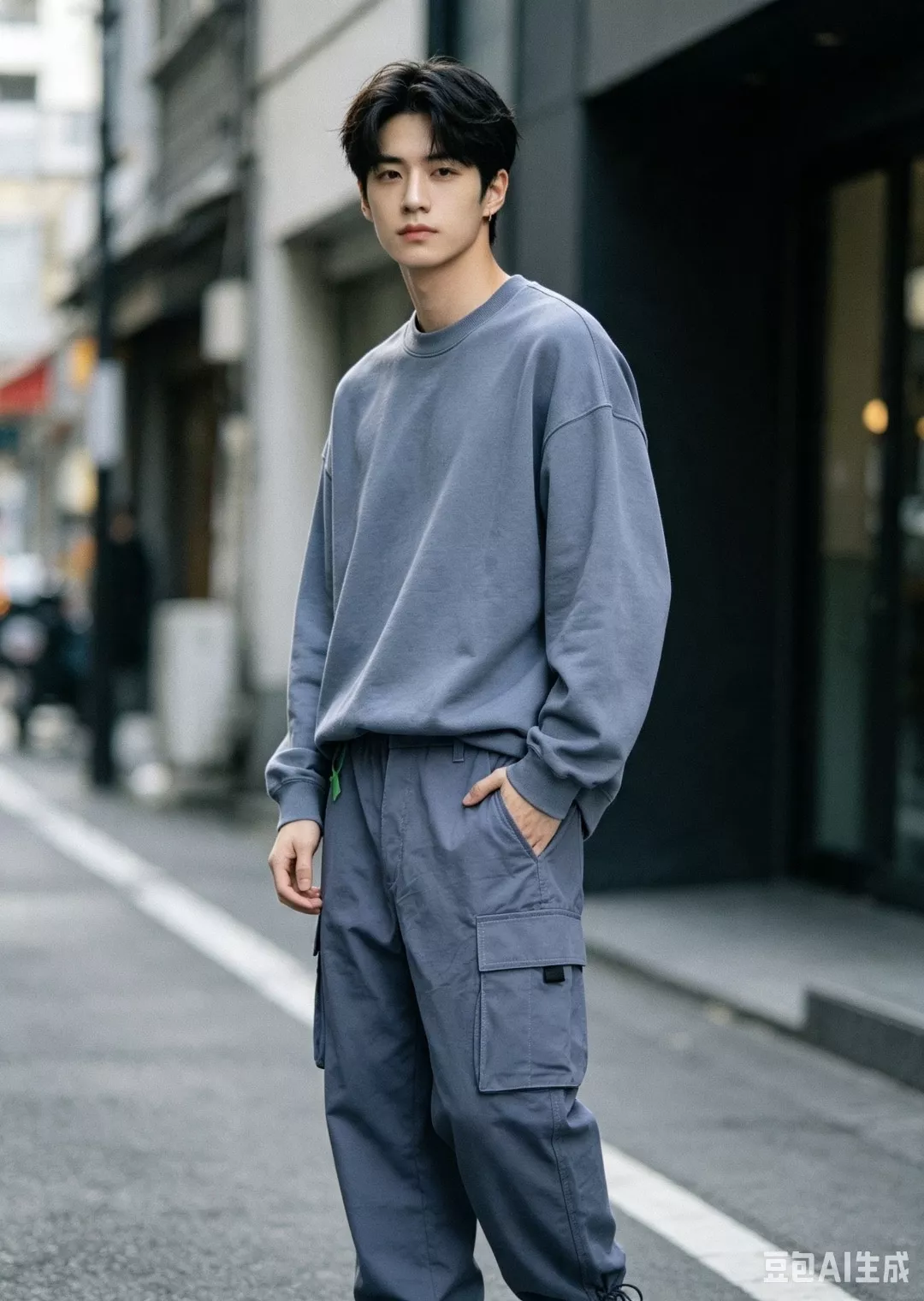 디올 포켓 매직테이프 루즈핏 카고 팬츠 상세 이미지 11