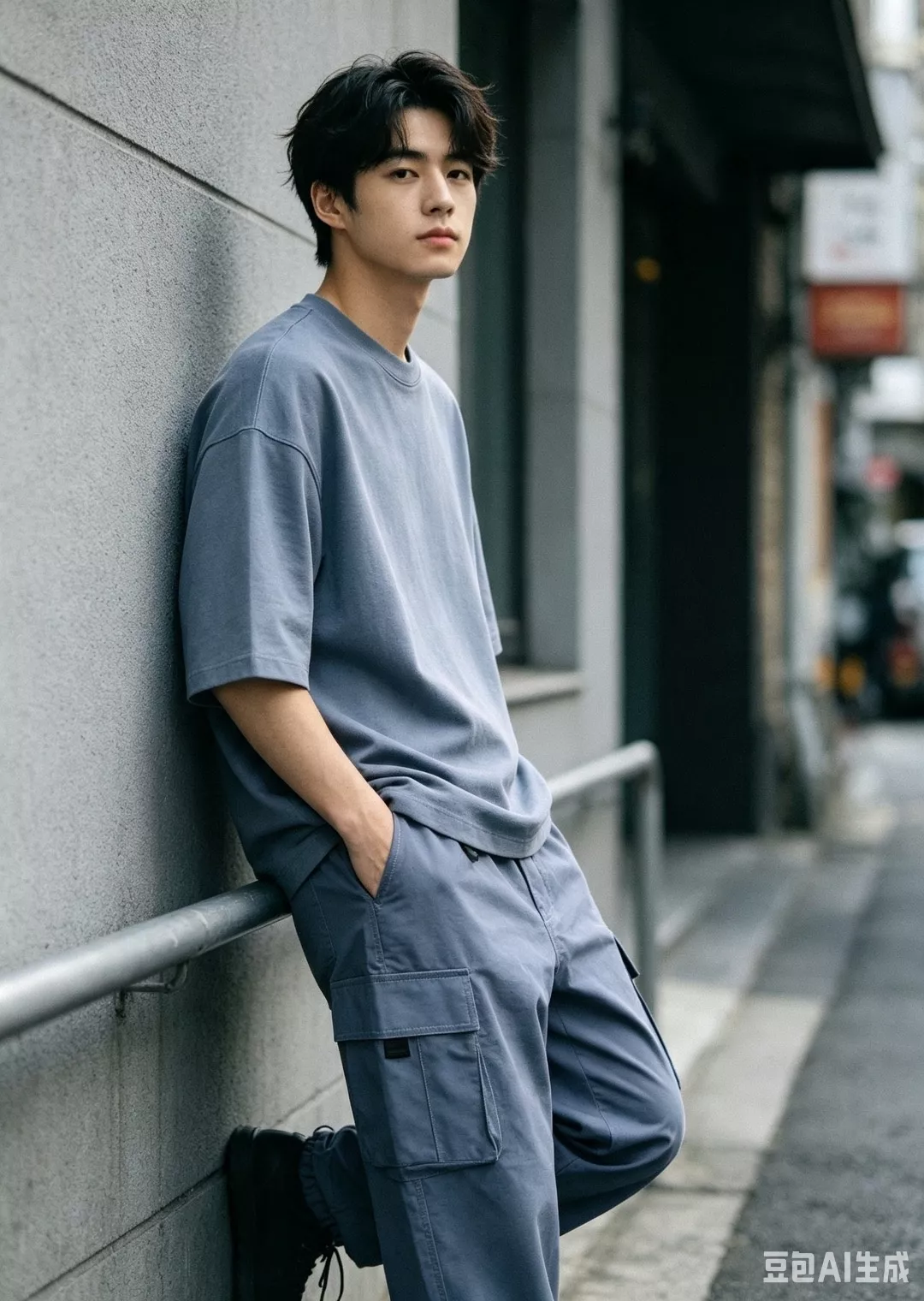 디올 포켓 매직테이프 루즈핏 카고 팬츠 상세 이미지 12
