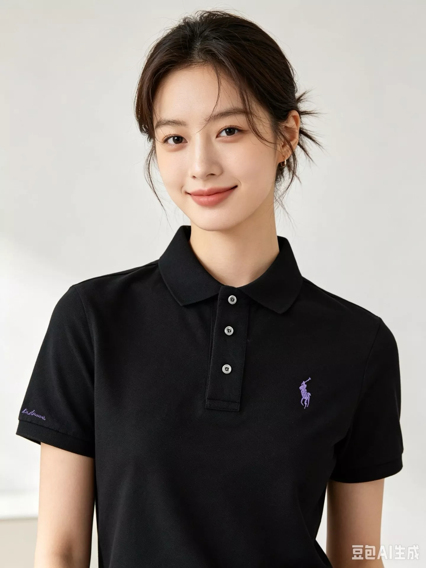 랄프로렌 퍼플라벨 자수 로고 슬림핏 반소매 폴로 셔츠 상세 이미지 14