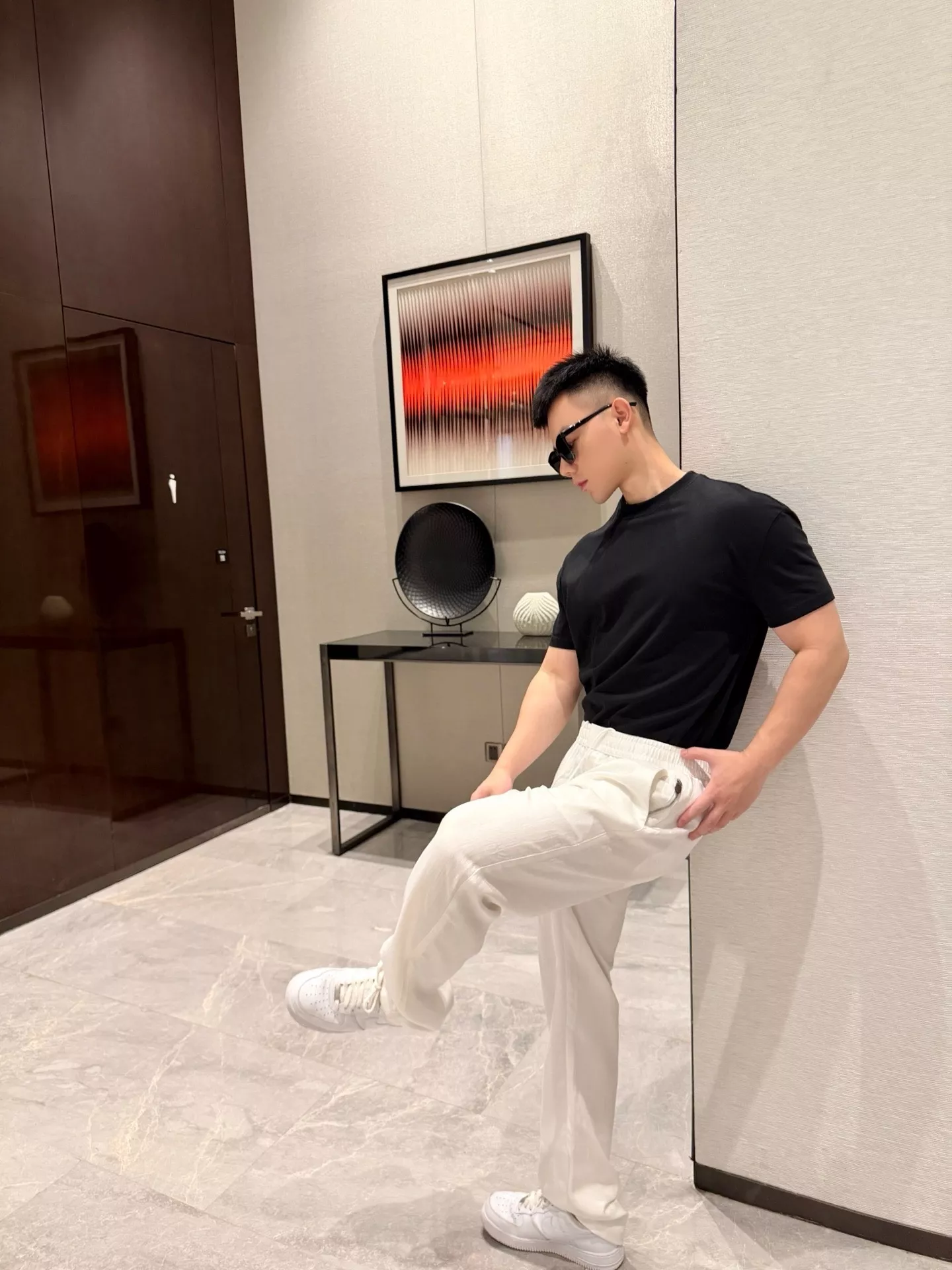 브루넬로쿠치넬리 드로스트링 헤링본 린넨 블렌드 롱팬츠 상세 이미지 16