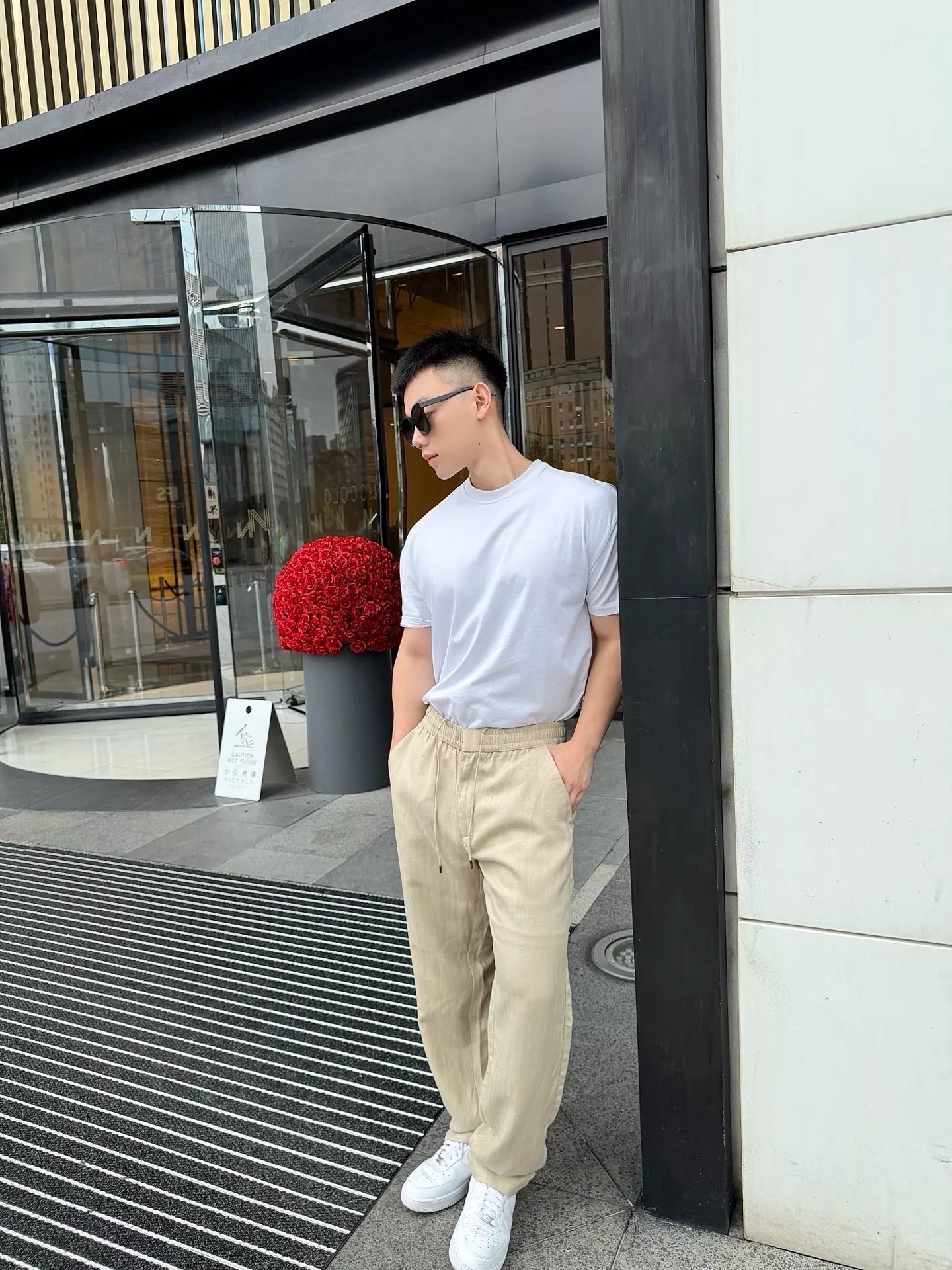 브루넬로쿠치넬리 드로스트링 헤링본 린넨 블렌드 롱 팬츠 상세 이미지 14