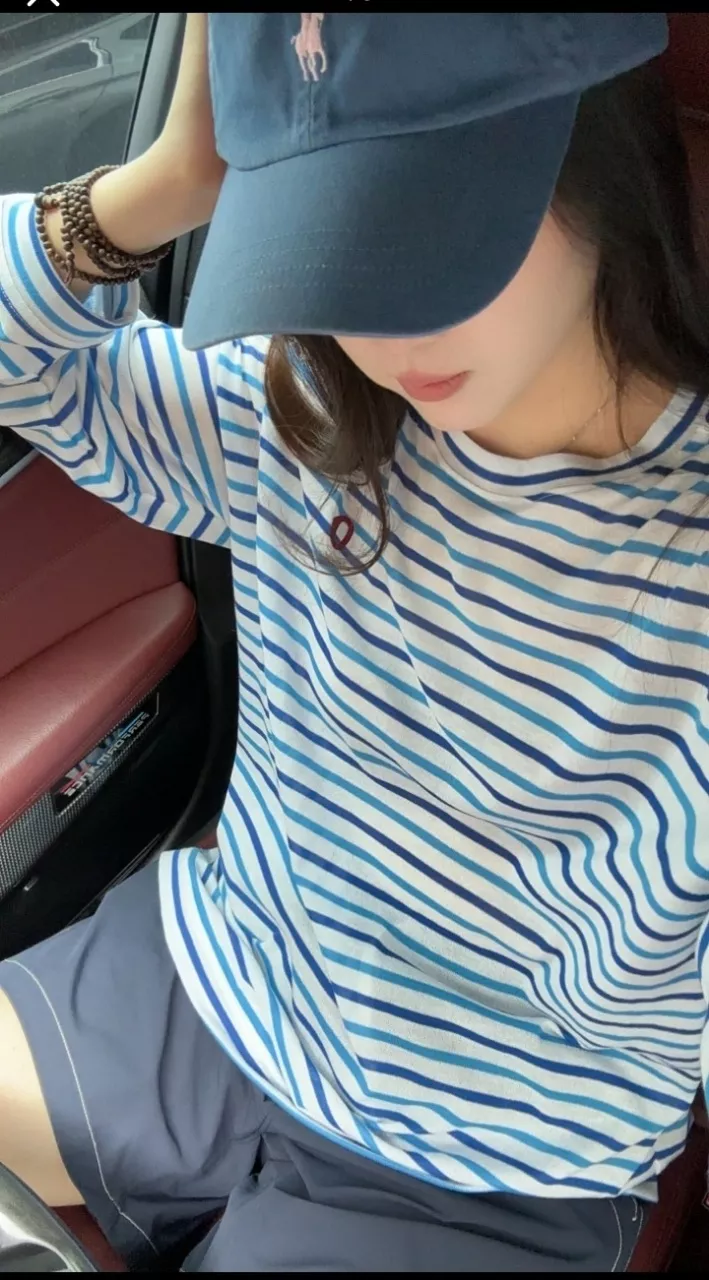안코라우 흡습속건 경량 스트라이프 긴소매 티셔츠 상세 이미지 29