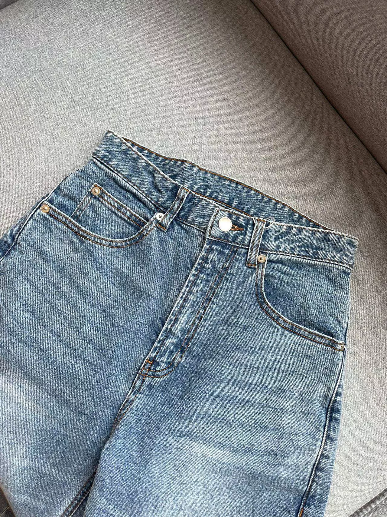 알렉산더왕 워싱 워터드롭 장식 커브드 데님 팬츠 상세 이미지 14
