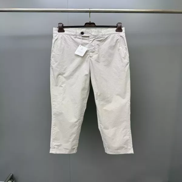 브루넬로쿠치넬리 코튼 화다니 스트레이트 캐주얼 팬츠