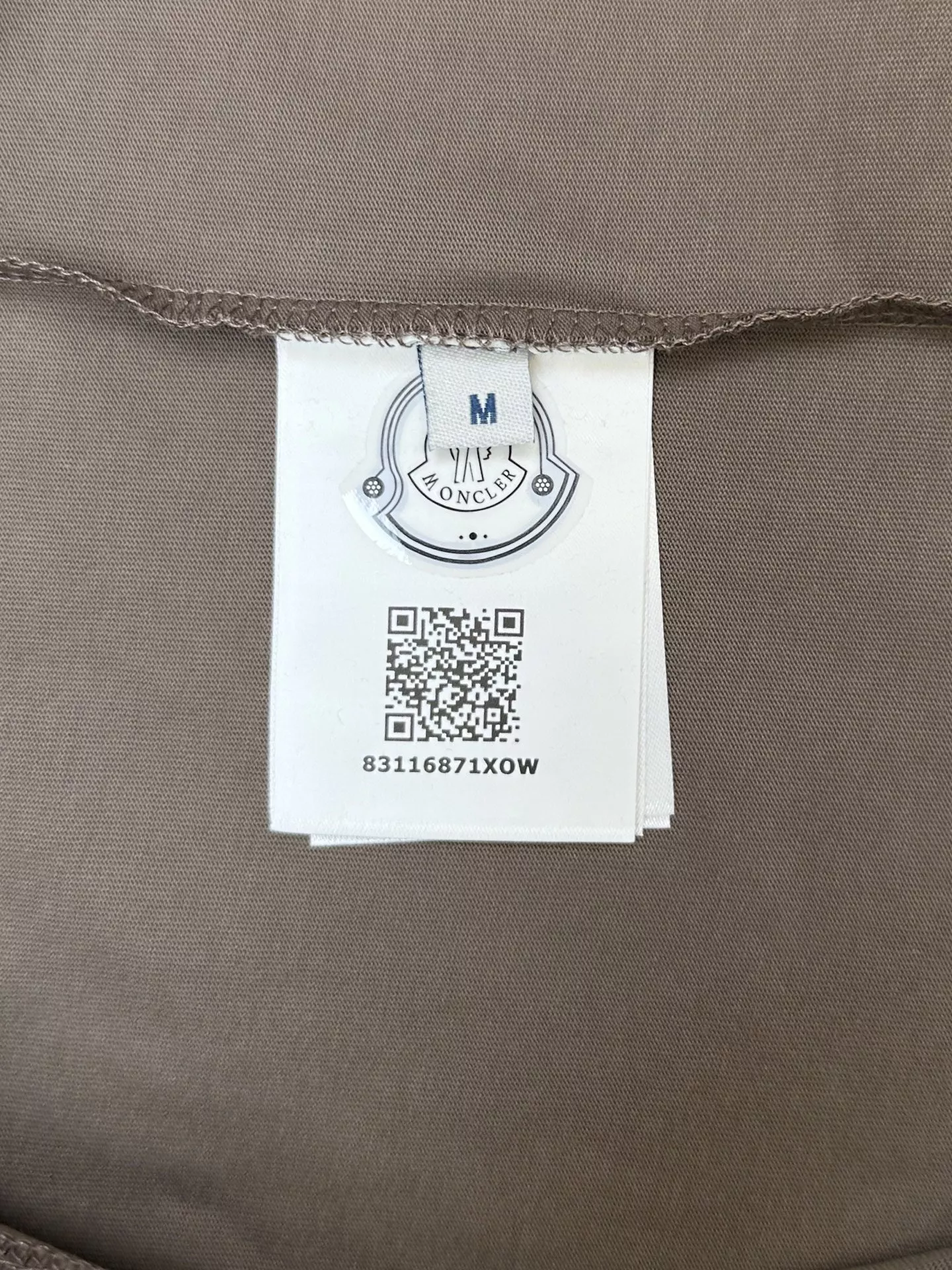 몽클레어 로고 패치 코튼 저지 반소매 티셔츠 상세 이미지 10