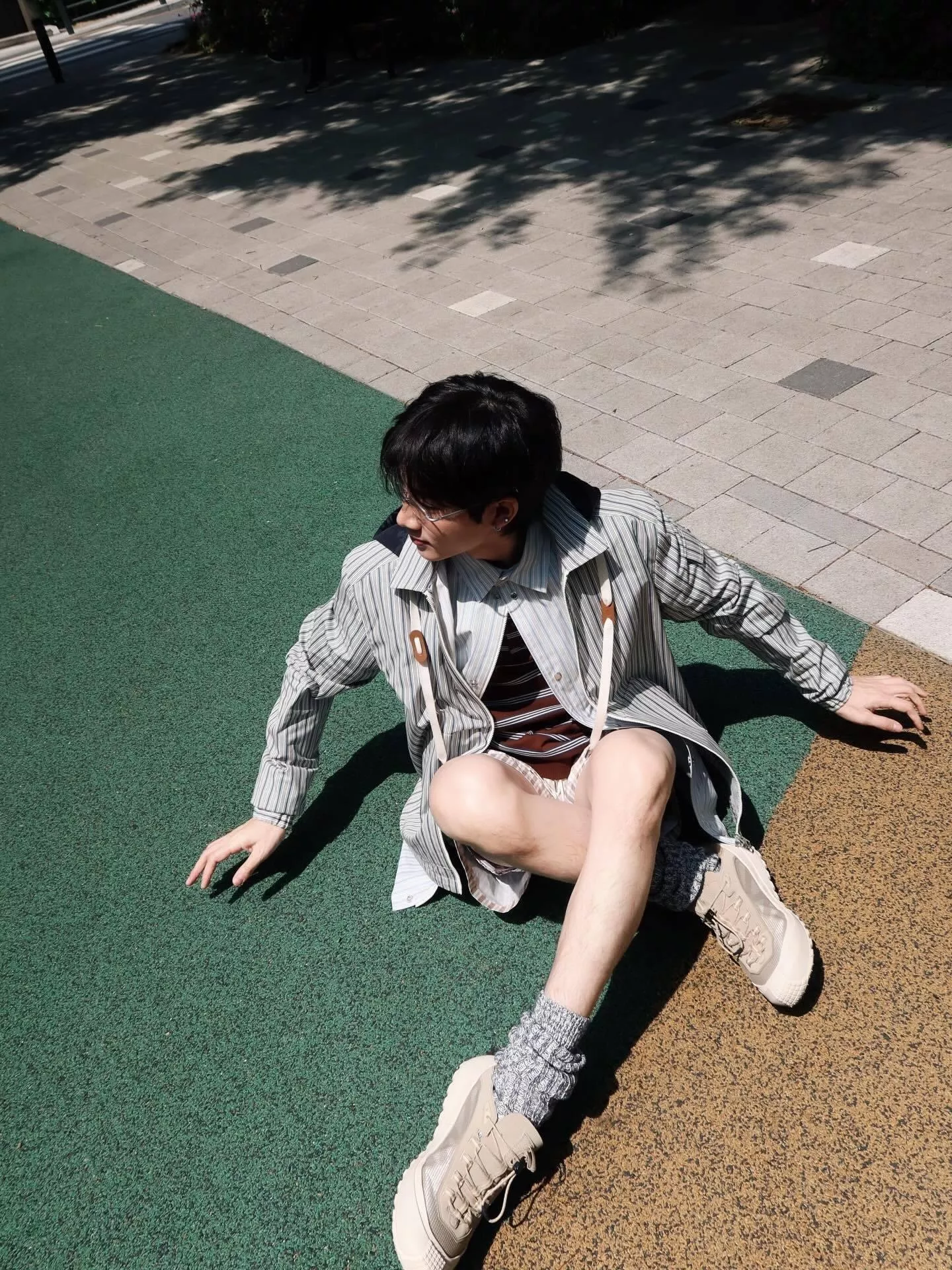 에르메스 스트라이프 후드 셔츠 재킷 상세 이미지 26