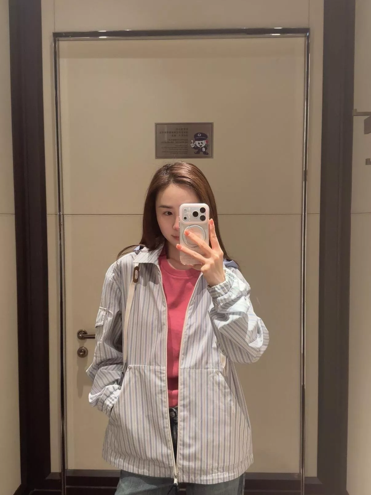 에르메스 스트라이프 후드 셔츠 재킷 상세 이미지 32
