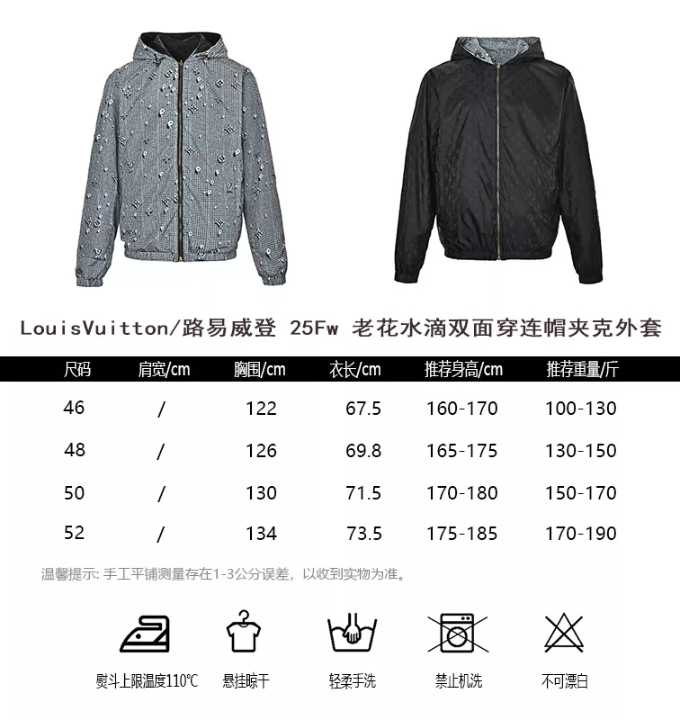 루이비통 모노그램 자카드 리버서블 후드 재킷 상세 이미지 10