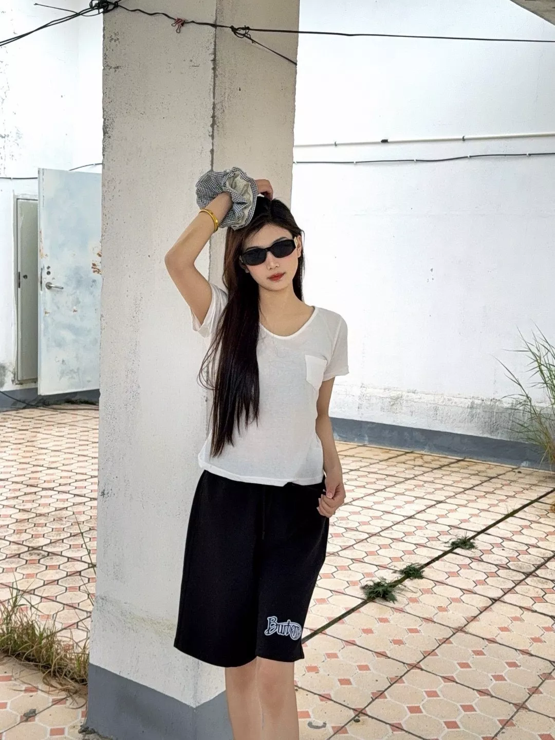 프라다 포켓 라벨 삼각 로고 리나일론 긴소매 셔츠 상세 이미지 21