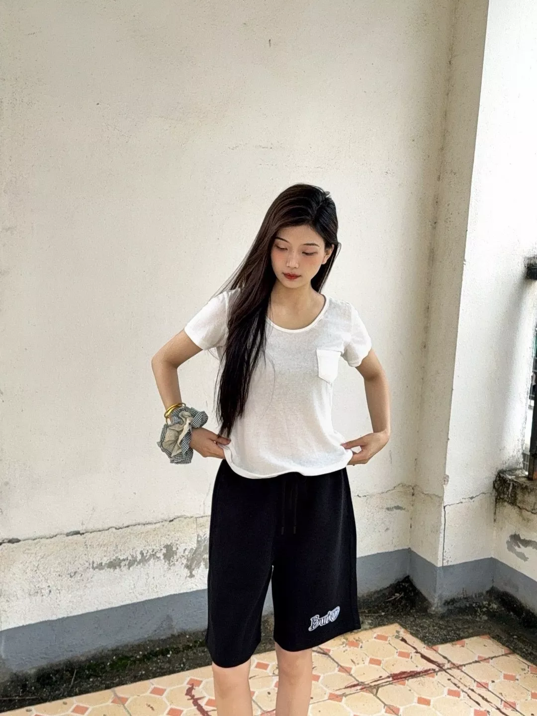 프라다 포켓 라벨 삼각 로고 리나일론 긴소매 셔츠 상세 이미지 20