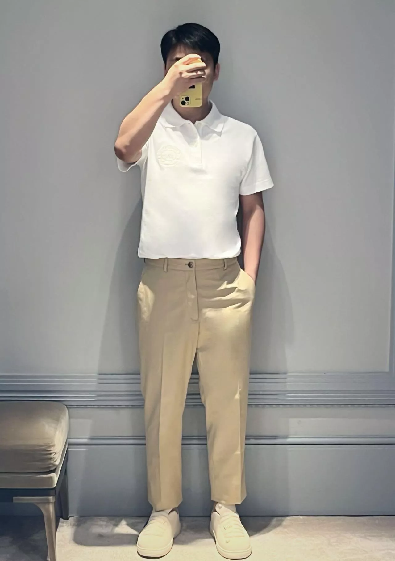 버버리 맥수이 전마 자수 피케 반소매 카라 티셔츠 상세 이미지 12