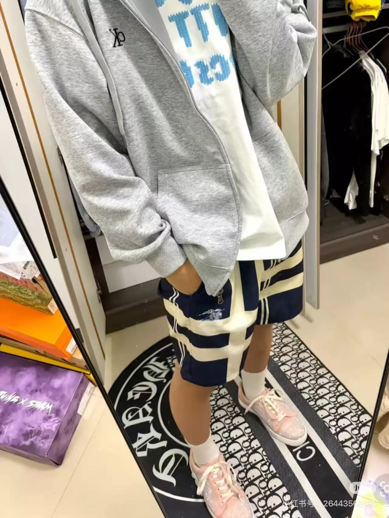 버버리 체크 전마 로고 스트링 하프 팬츠 상세 이미지 18