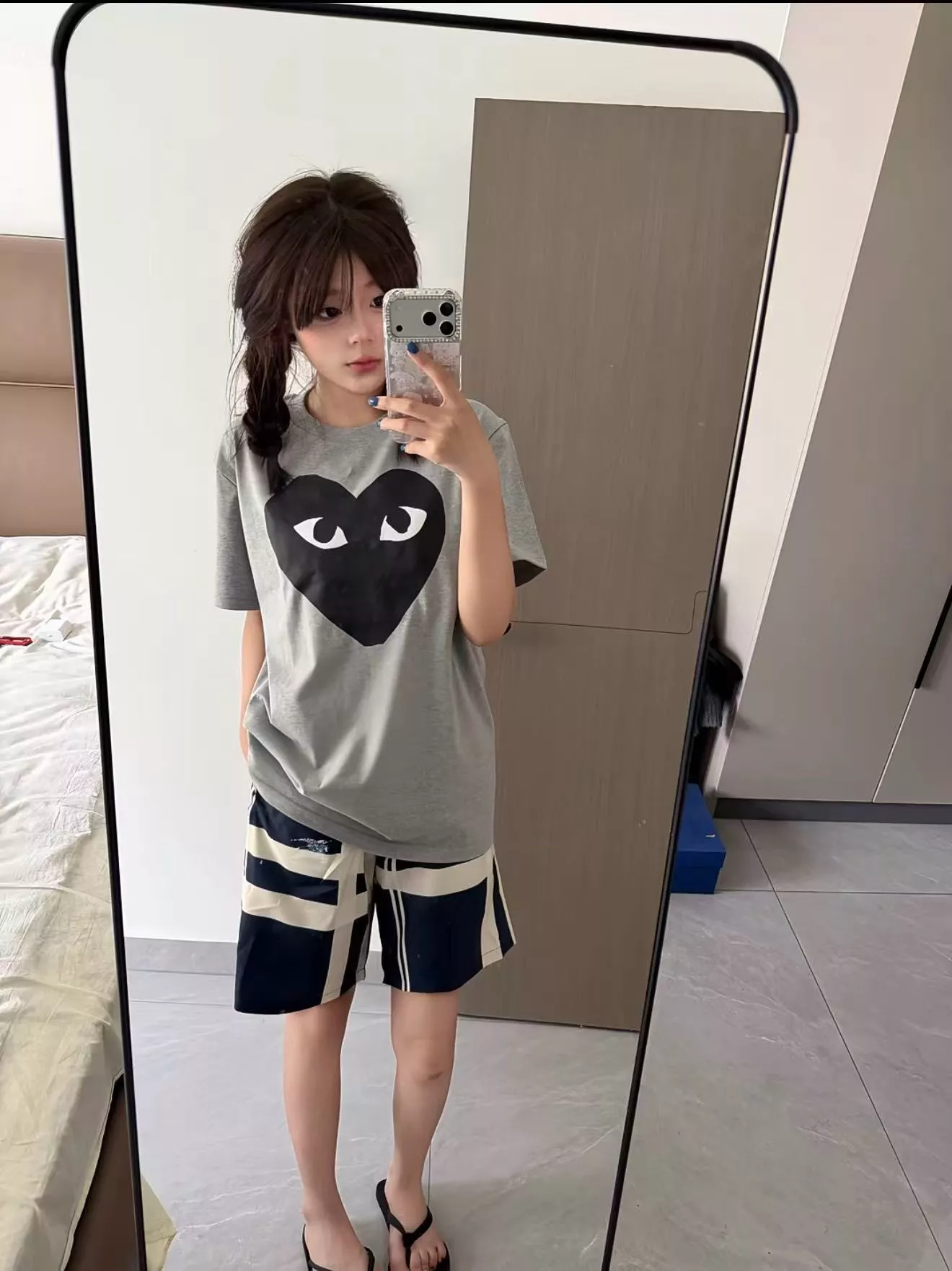 버버리 체크 전마 로고 스트링 하프 팬츠 상세 이미지 15