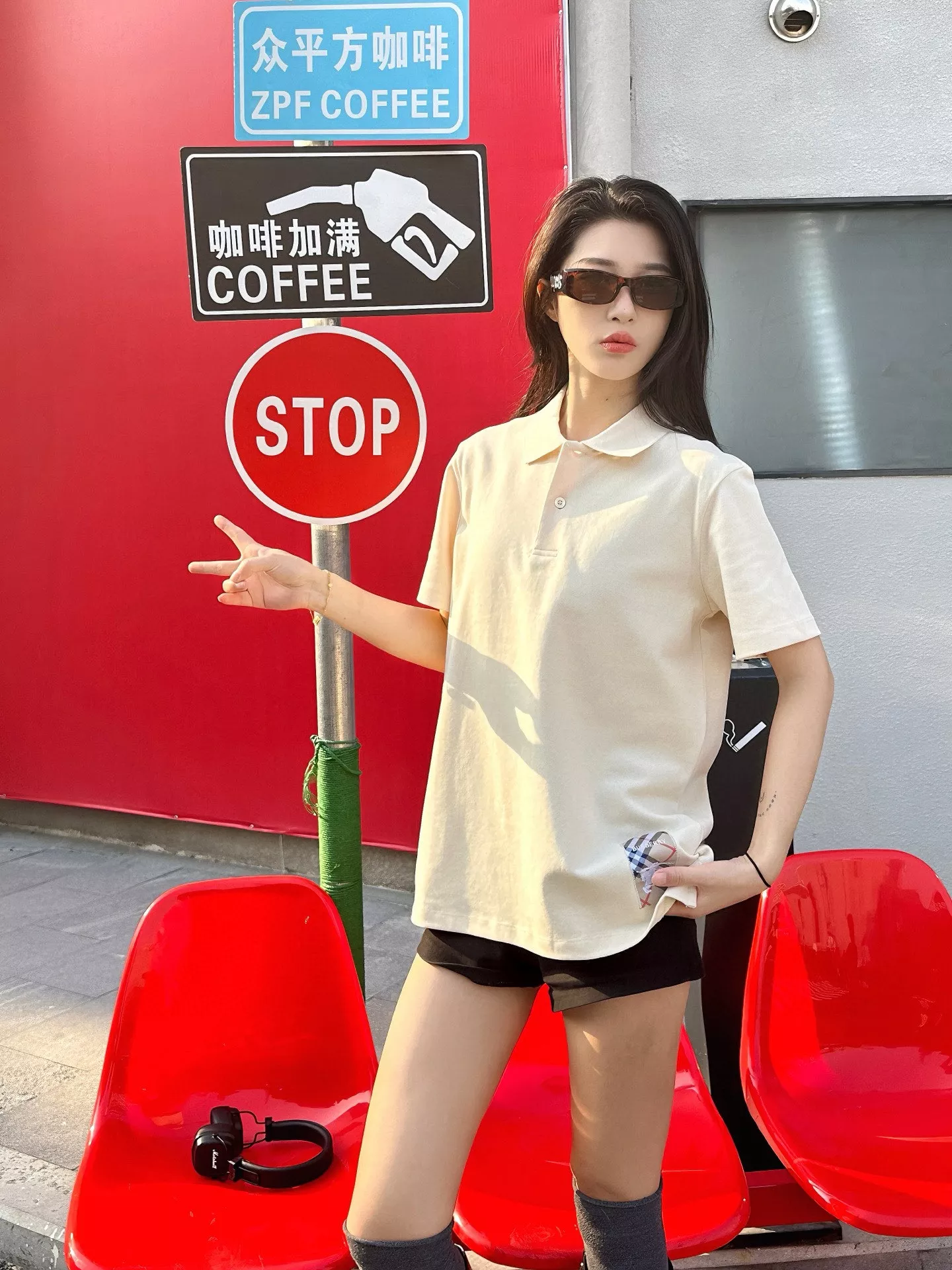 버버리 전마 패치 자수 폴로 반소매 티셔츠 상세 이미지 12