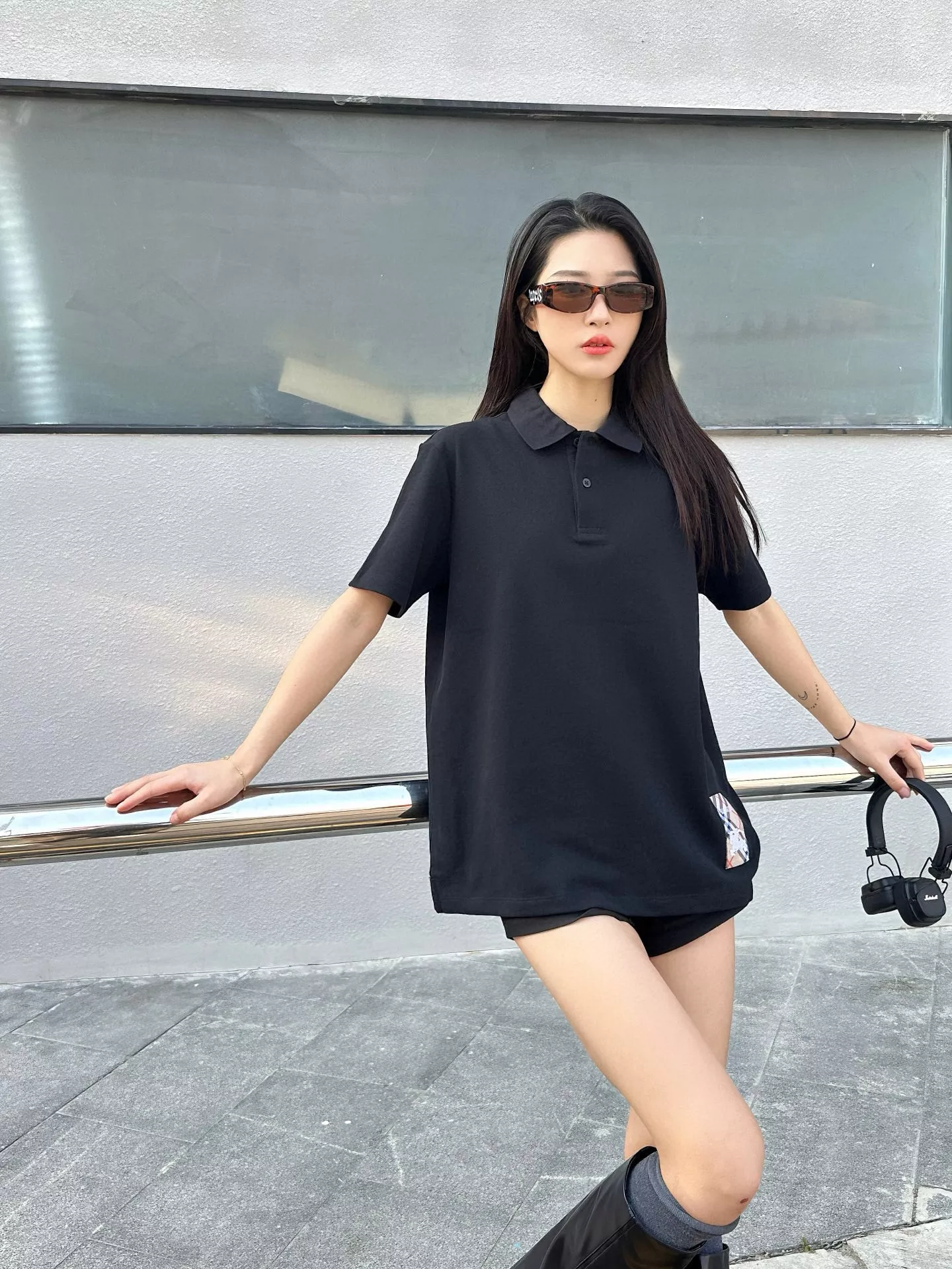 버버리 전마 패치 자수 반소매 폴로 티셔츠 상세 이미지 15