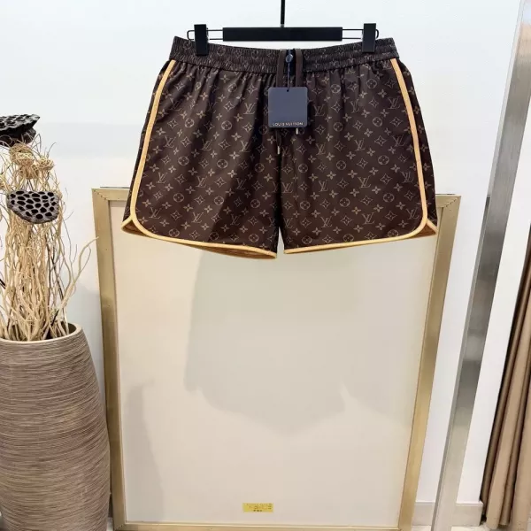 루이비통 모노그램 테크 사선직 원단 쇼트 팬츠